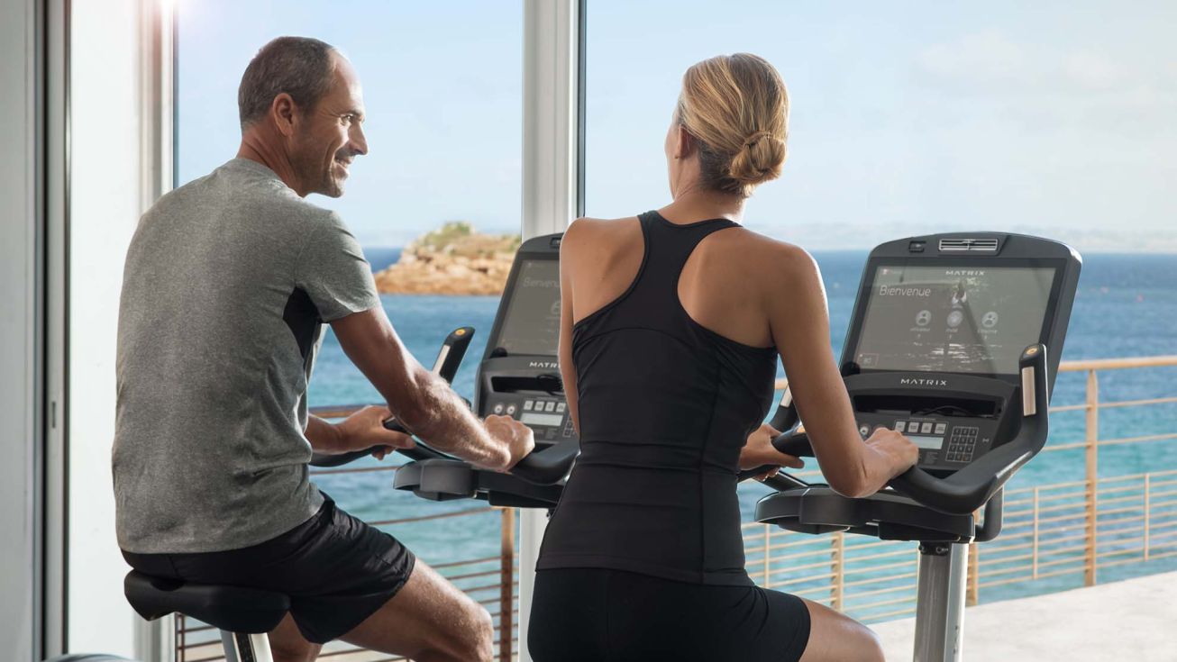 salle cardio training vue mer Douarnenez