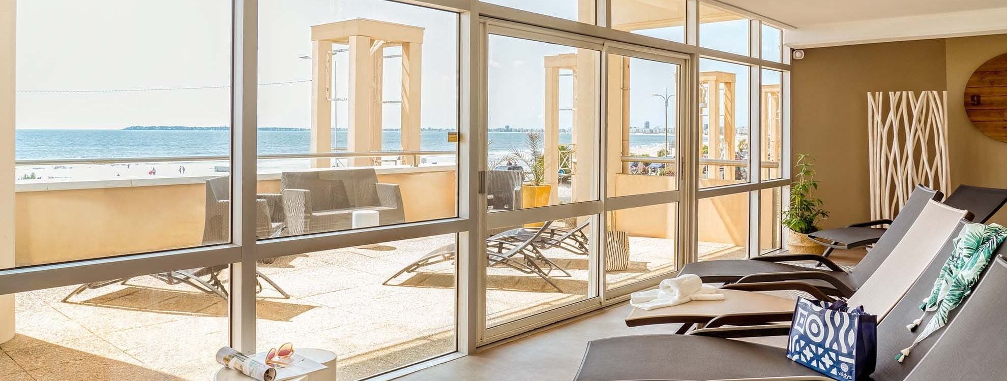 Solarium vue mer thalasso Pornichet