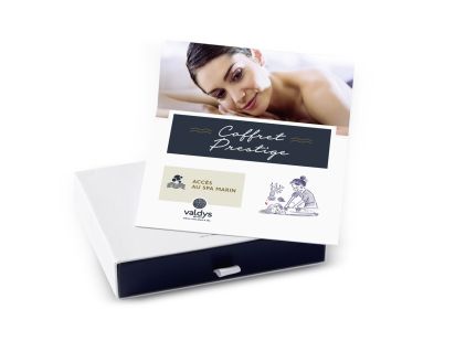 Coffret cadeau Journée Prestige avec 3 soins et un accès au spa marin