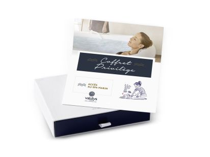 Coffret cadeau Journée Privilège avec un accès au spa marin