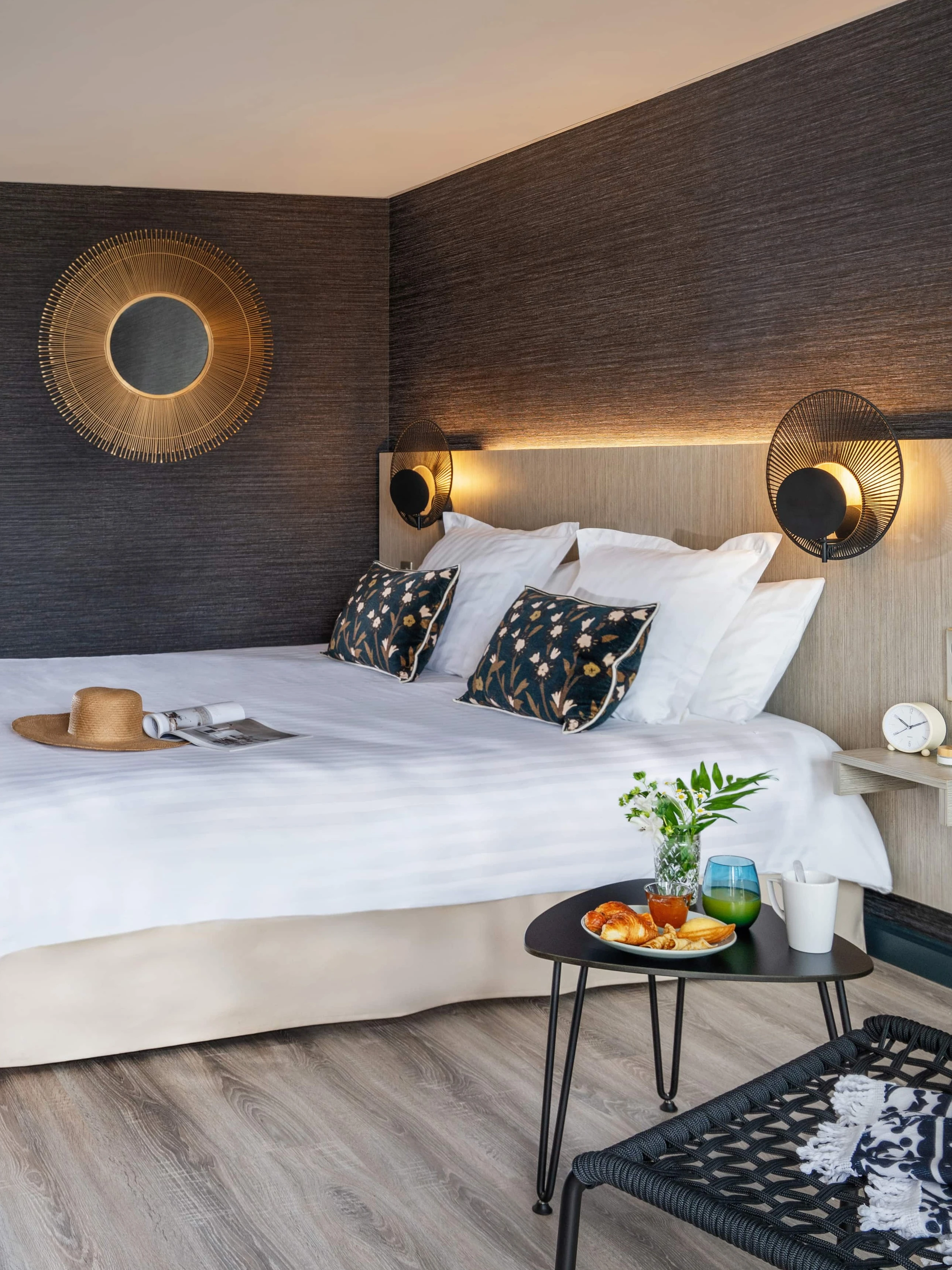 Chambre avec balcon vue mer hotel spa Valdys vendée