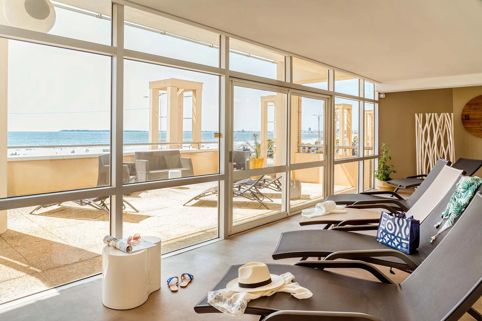 Solarium vue mer thalasso Pornichet